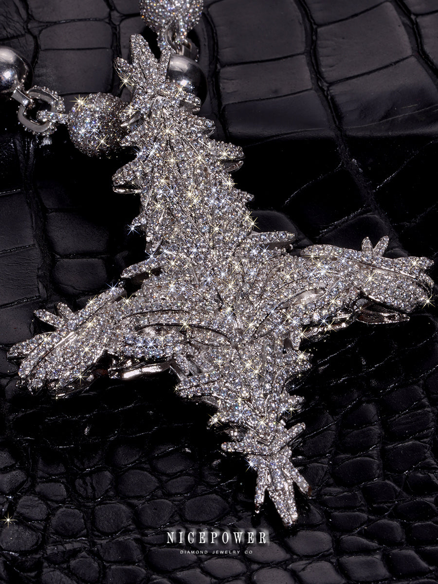 PLAYBOICARTI THORNS CROSS pendants