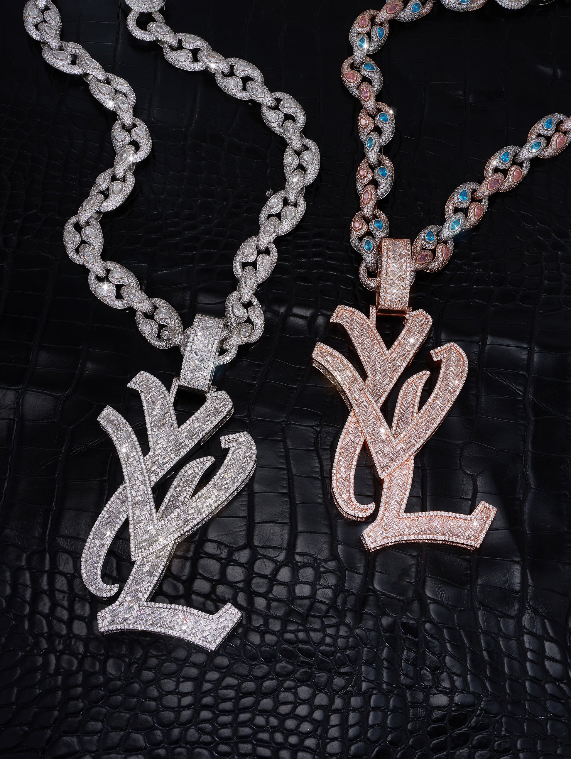 Playboicarti YVL letter pendants