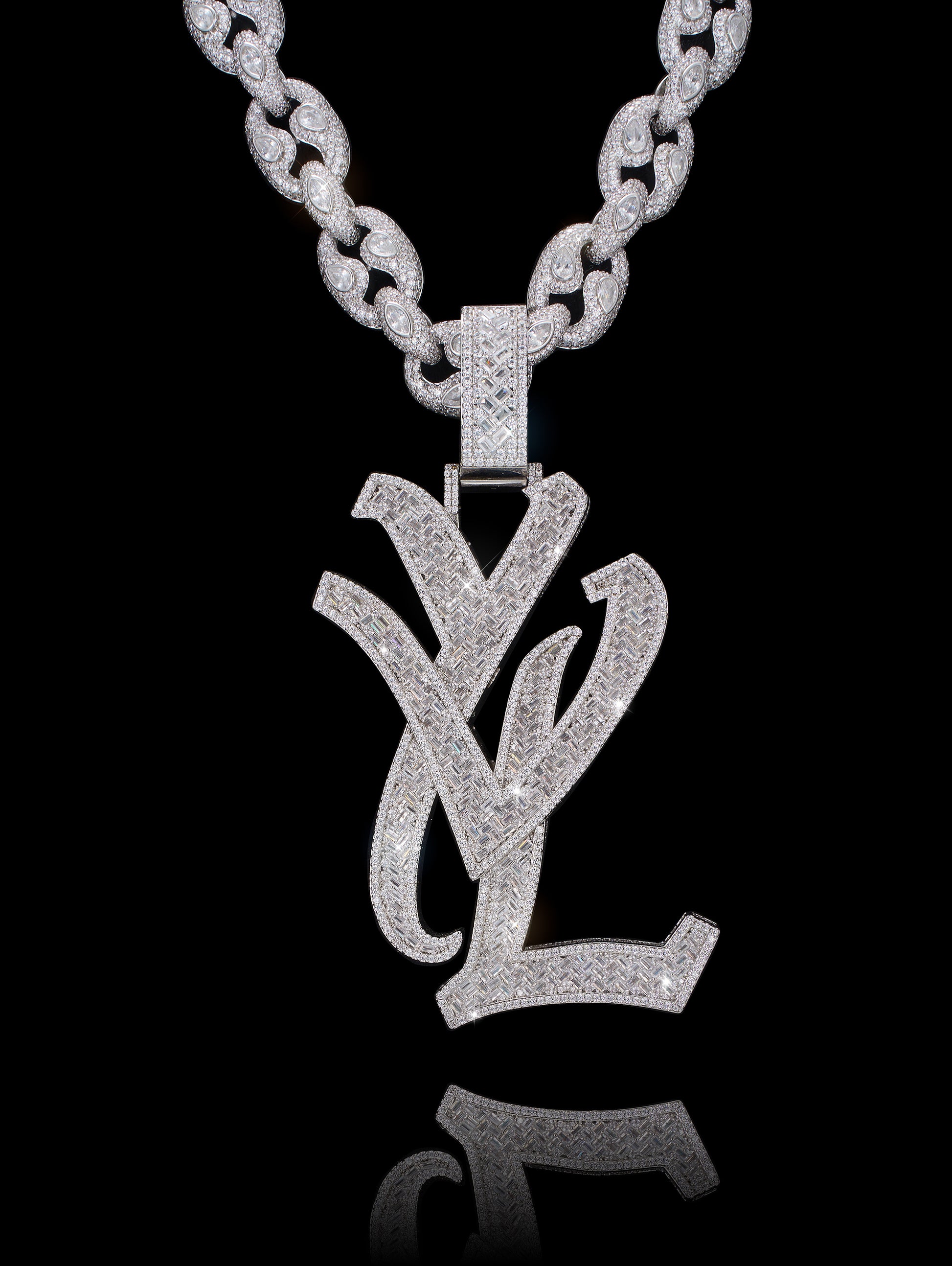 Playboicarti YVL letter pendants