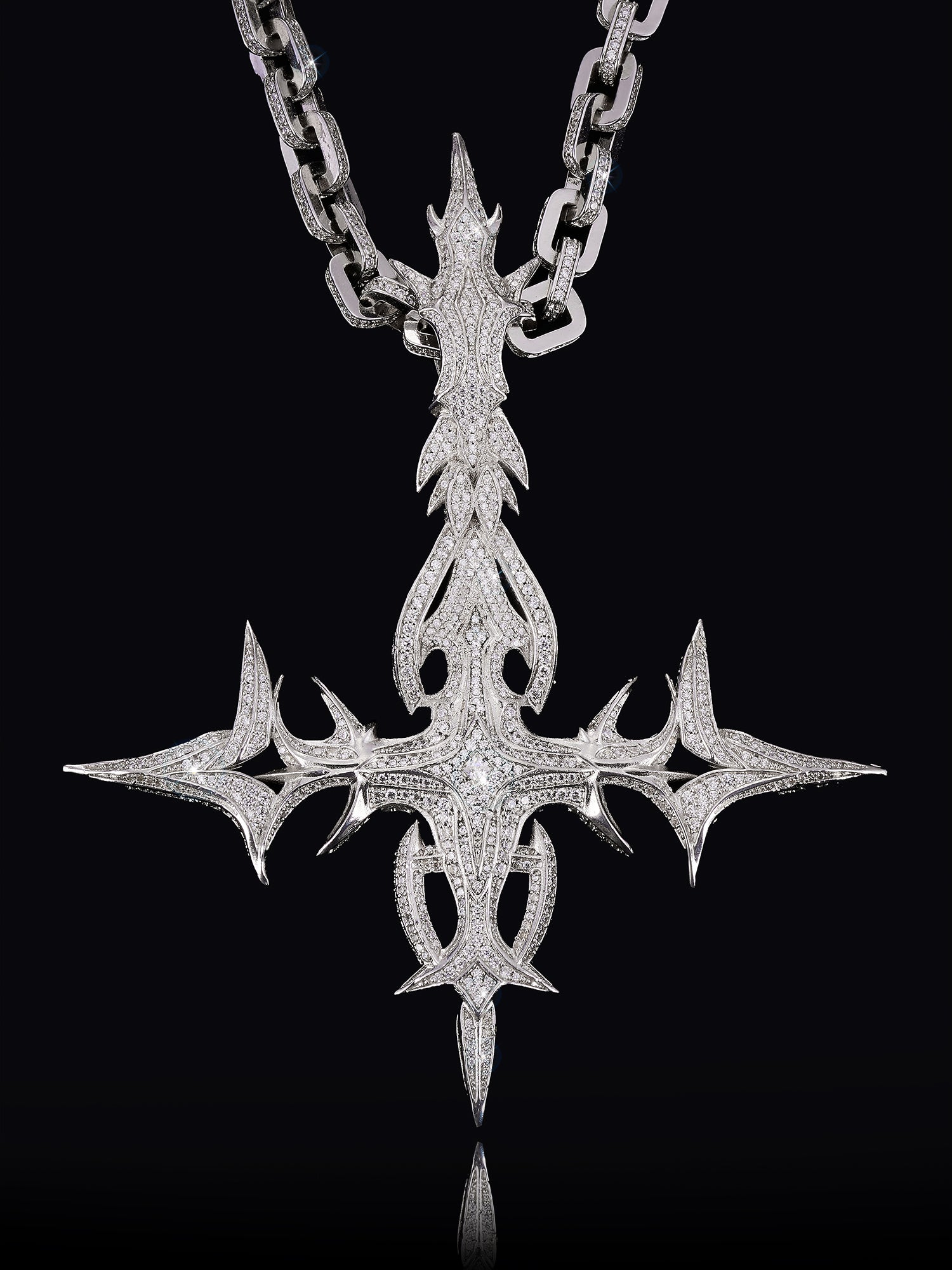 destroylonely prince of Darkness cross pendant