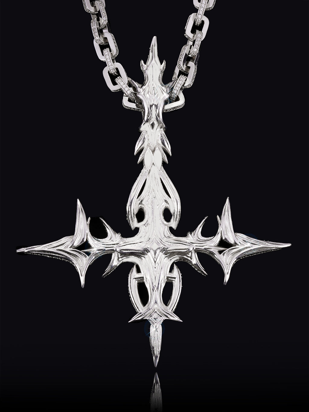 destroylonely prince of Darkness cross pendant